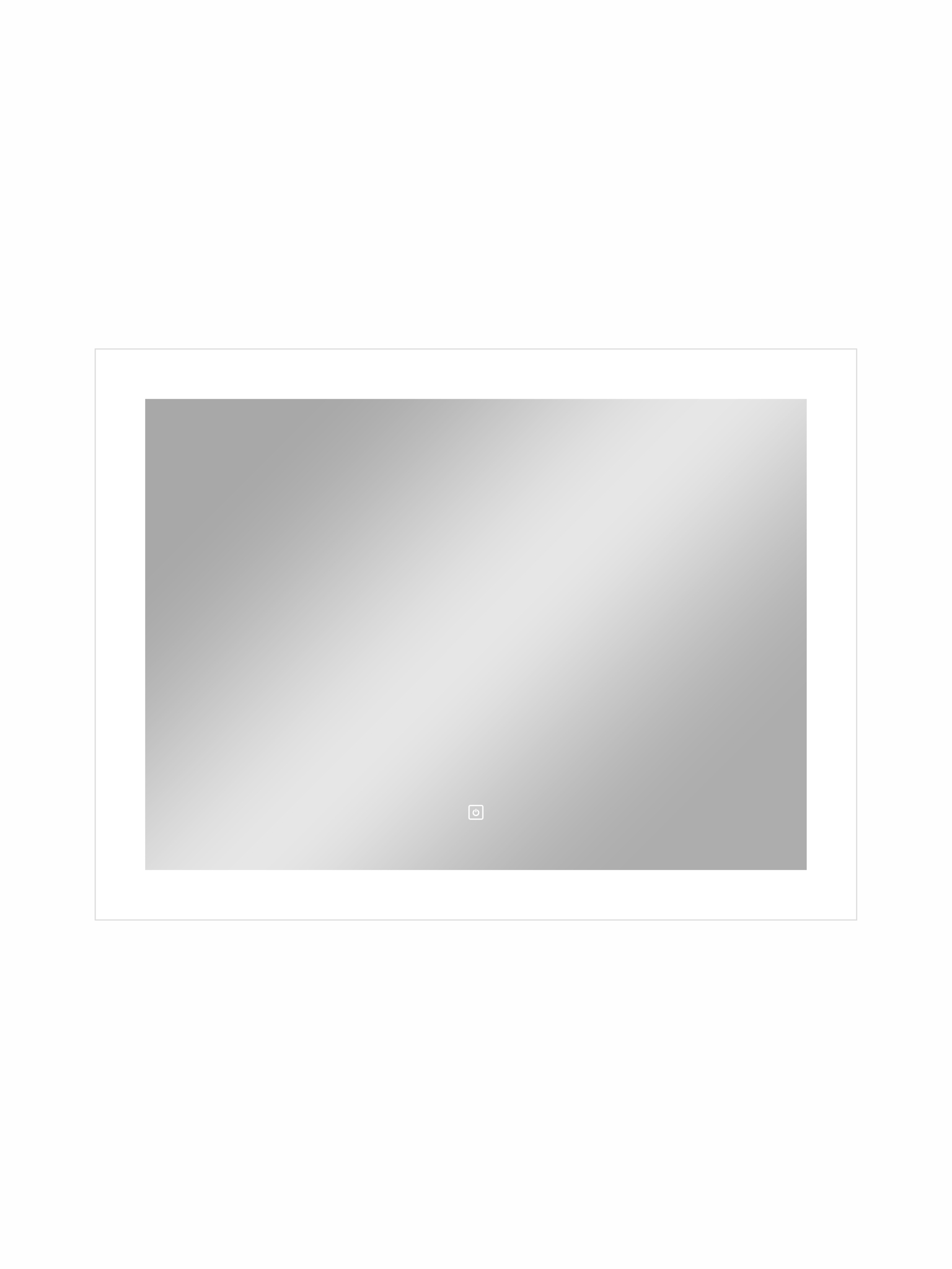 Зеркало Континент "Relax LED" (800x600)
