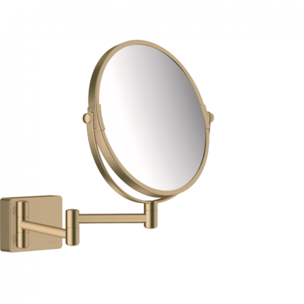 Косметическое зеркало AddStoris Hansgrohe 41791140, шлифованная бронза