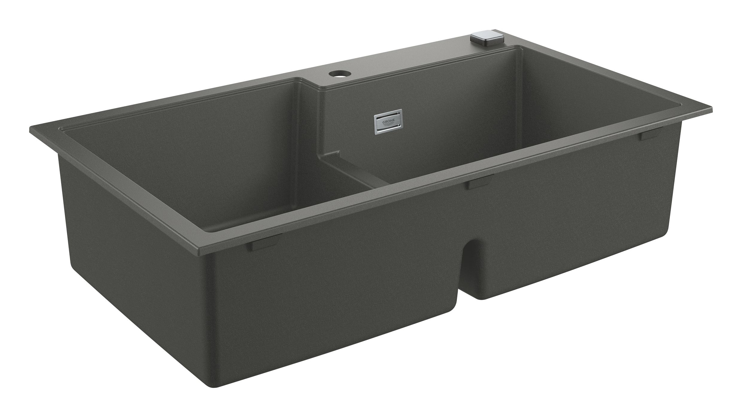 Мойка GROHE K500 с 2 чашами, 860 x 500 мм, серый гранит (31649AT0)
