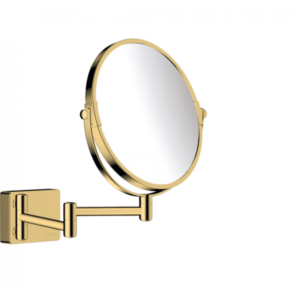 Косметическое зеркало AddStoris Hansgrohe 41791990, полированное золото