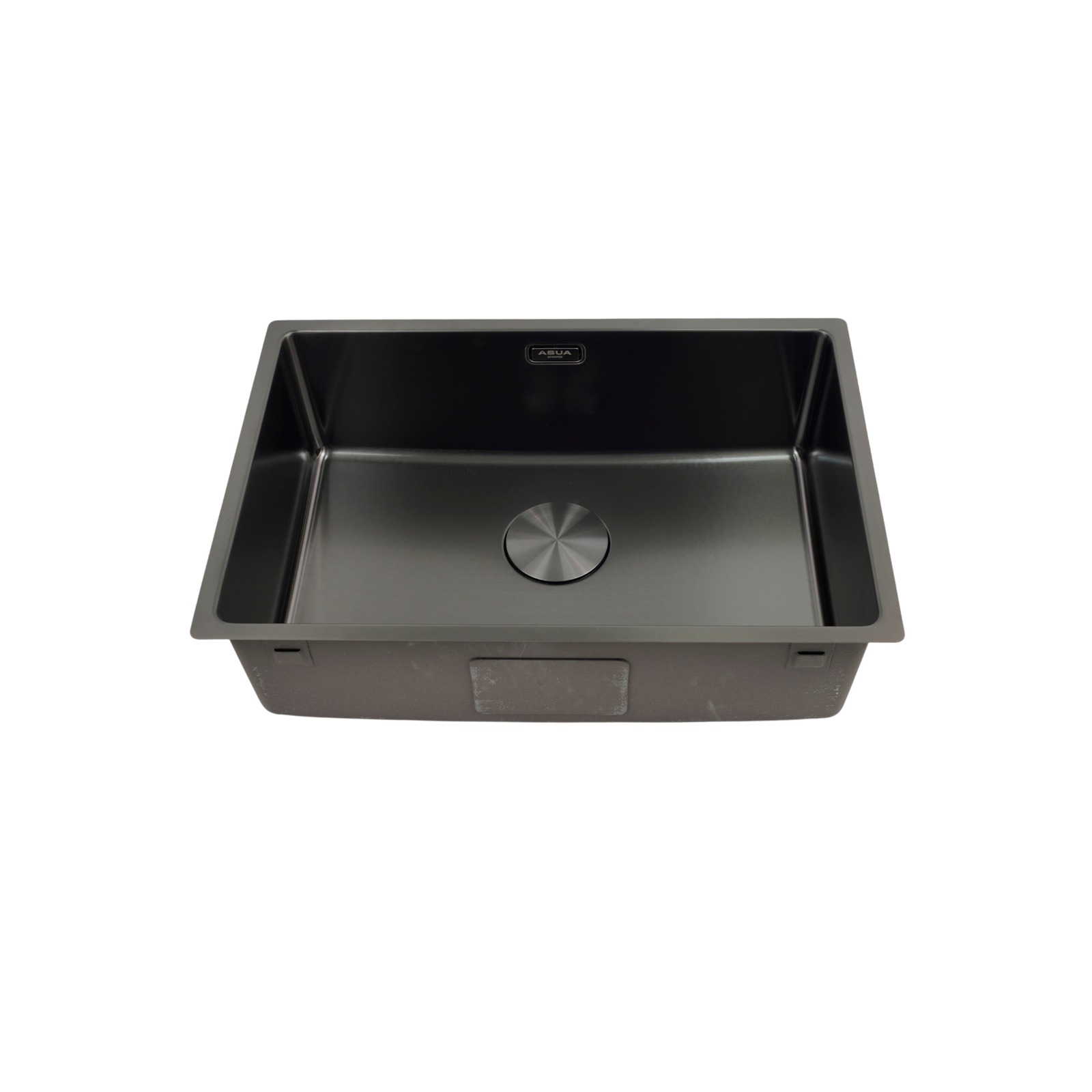 ASUA SARYARQA мойка 640×440×200 мм • SUS304 • Сатиновое PVD-покрытие, Тёмно‑чёрный